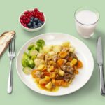 Härkäpapulaatikko lautasmalli